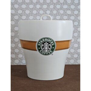 Starbucks Large Cookie Jar Canister With Lid-Excellent Condition